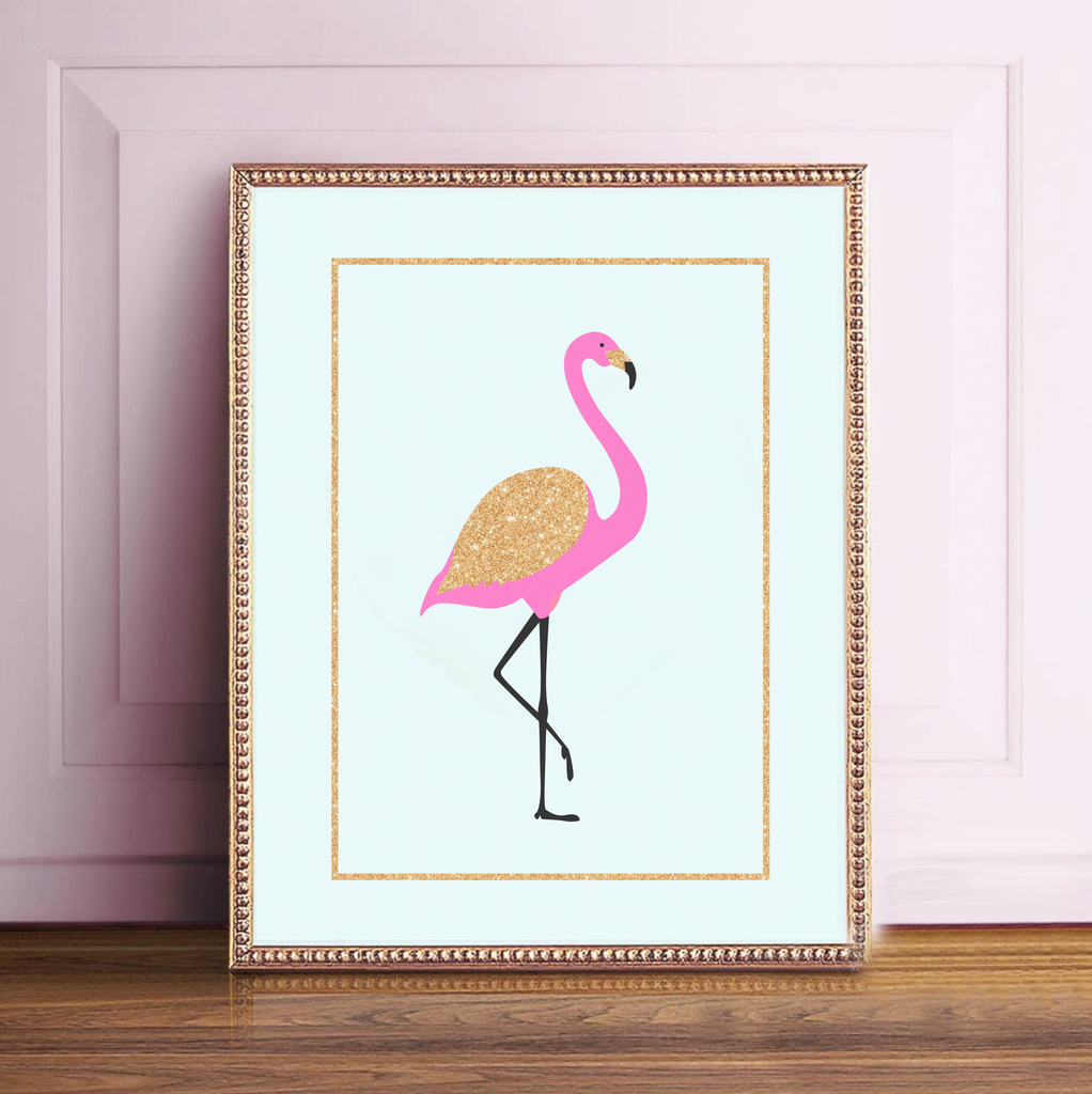 Teal pink and gold nursery, teal gold pink girl's room wall art, little girl tropical decor, beautiful girl you can do amazing things quote