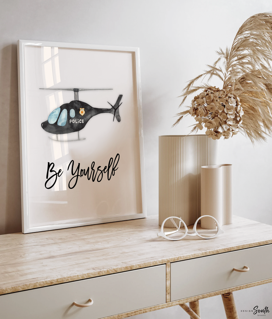 Rescue vehicle wall art, emergency vehicles nursery art, toddler room decor, big boy bedroom, transportation nursery, vehicles wall art set