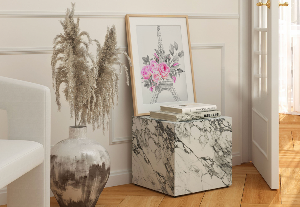 Pink paris themed girls room, hot pink eiffel tower parisian little girl decor, girl personalized name floral roses, elegant nursery decor