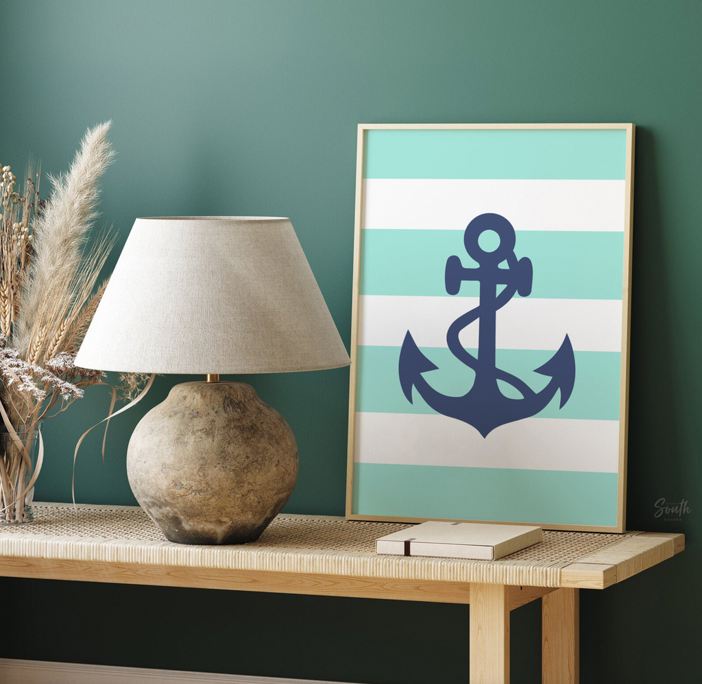 Boys nautical nursery decor, nautical nursery gray navy and aqua, boys nautical wall art, aqua and navy nautical nursery, baby boy nautical