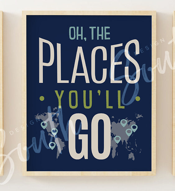 Transportation nursery, airplane bedroom, flight transportation theme, airplanes, airplane nursery decor, airplane nursery art, bedroom art – unframed wall art print for kids room or nursery.