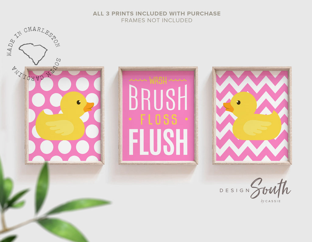 rubber_duckie_art,pink_and_yellow_art,bathroom_pink_yellow,girls_pink_yellow,baby_girl_bathroom,girls_bathroom_decor,girls_bathroom_art,wall_art_girls_bath,wash_brush_pink,pink_bathroom_girls,sister_bathroom,twin_girl_bathroom,bathroom_baby_girl