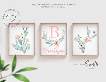 cactus_baby_shower,cactus_floral_pink,girls_name_gift,decor_baby_room,pink_and_mint_baby,desert_blooms_cactus,wall_art_for_baby,gift_girl_cactus,cactus_theme,cactus_birthday_gift,succulent_nursery,succulent_baby,floral_succulents