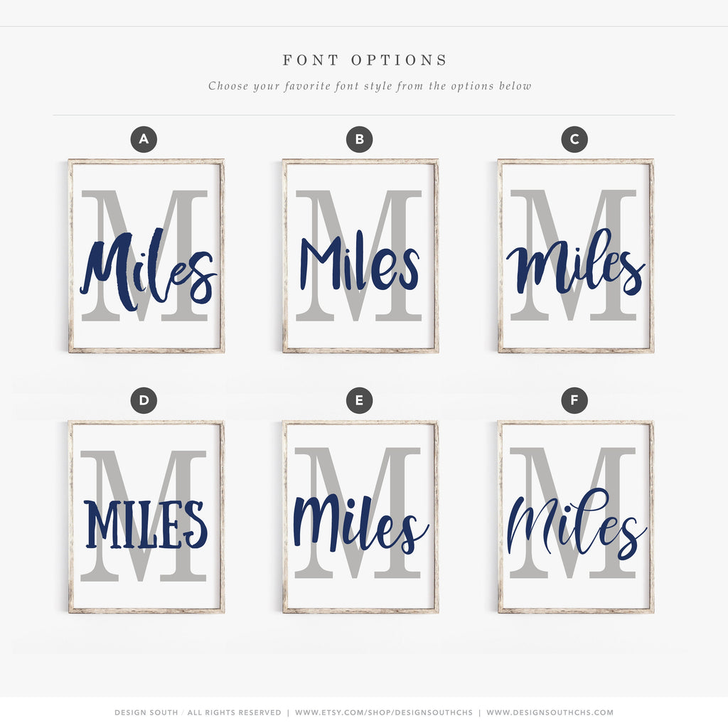 Red navy blue gray fire truck wall art, baby boy nursery fire truck theme personalized, name art red fire truck decor, baby shower fireman