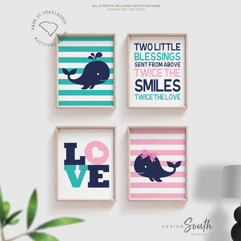 pink_teal_twins,pink_blue_twins,twin_decor,boy_girl_twins,boy_girl_twin_gift,twin_baby_shower,shower_for_twins,gift_for_twins,wall_art_for_twins,wall_decor_for_twins,twin_baby_decor,twin_baby_art,twin_quote