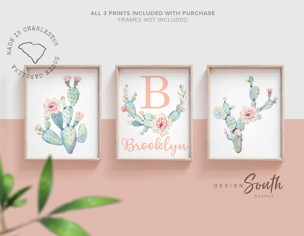 coral_and_mint_baby,desert_cactus_blooms,girl_cactus,baby's_name,personalized_girl,baby_shower_cactus,gift_for_girl_cactus,cactus_floral_art,floral_baby_girl,shower_gift_girl,pink_cactus_prints,cactus_nursery_decor,cactus_nursery_art