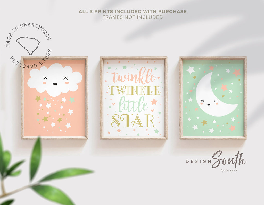 coral_mint_gold,coral_and_mint_girls,coral_and_mint_baby,nursery_wall_art,nursery_wall_decor,wall_art_for_baby,coral_nursery_decor,coral_nursery_art,moon_cloud_stars,twinkle_twinkle_star,girls_bedroom_art,nursery_decor_stars,nursery_decor_coral