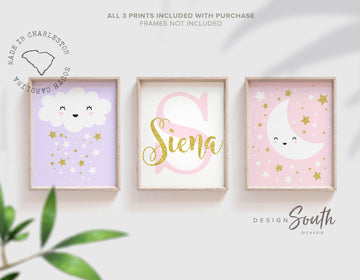personalized_name,monogram_script,baby_girl_nursery,bedroom_wall_art,pink_and_purple,blush_lilac_gold,sparkle_decor_print,themes_star_cloud,moon_toddler_chic,child_inspiration,modern_set_glam,unique_custom_gift,decorating_ideas