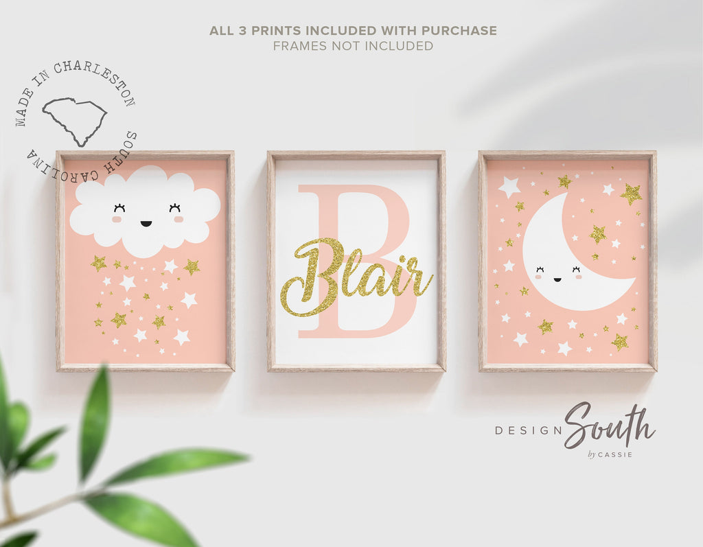 baby_girl_decor,baby_nursery_decor,nursery_wall_art,girl_nursery_prints,girl_nursery_art,nursery_decor,moon_stars_clouds,celestial_theme_art,playroom_decor_girl,peach_and_gold_decor,peach_nursery_art,peach_nursery_decor,baby_room_wall