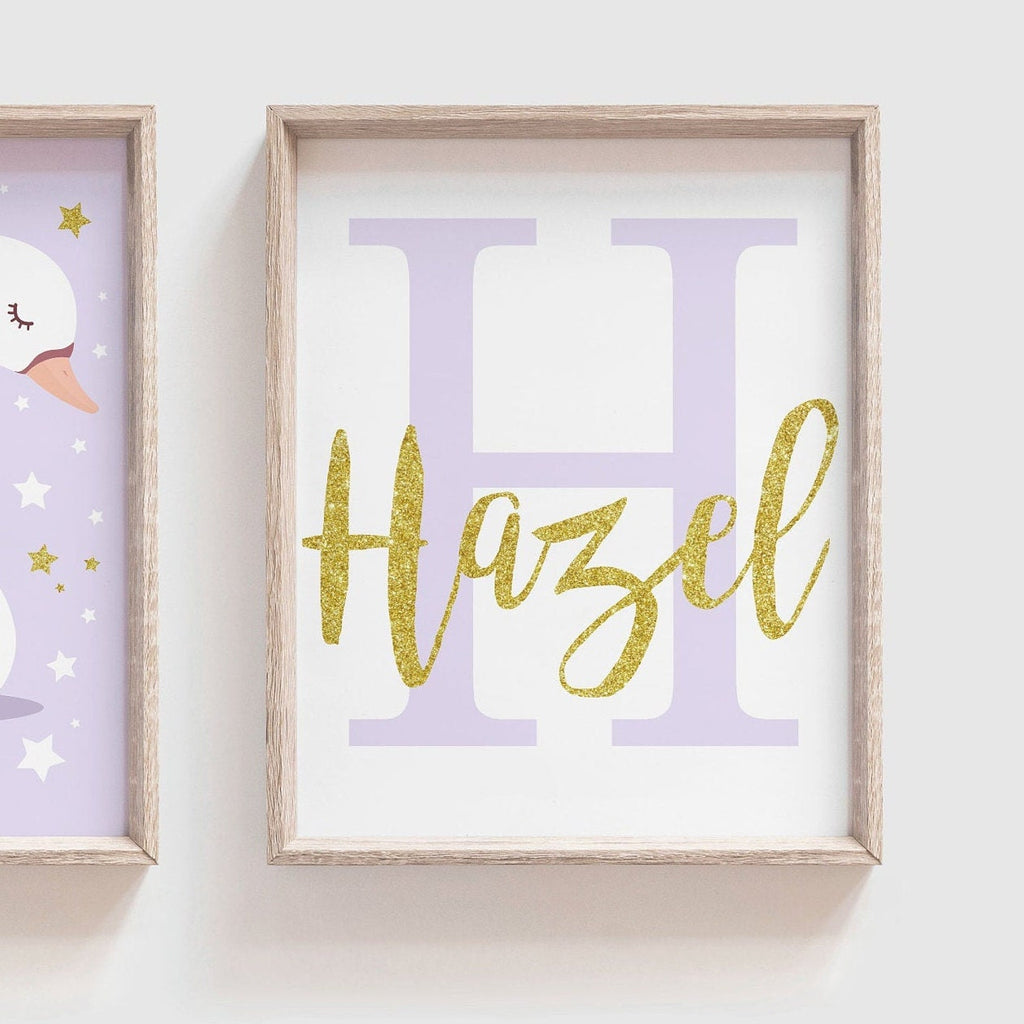 Twin girls pink and lilac, twin art swan theme, twin sister nursery decor, wall decor for sisters, wall art for twin girls, sisters wall art