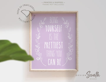 lavender_nursery,prints_for_girls,purple_and_white,quote_for_girls,girls_bedroom_quote,pretty_quote_girl,being_yourself,the_prettiest_thing,quote_for_girls_room,girls_bedroom_print,girls_nursery_print,pretty_print_quote,being_yourself_quote