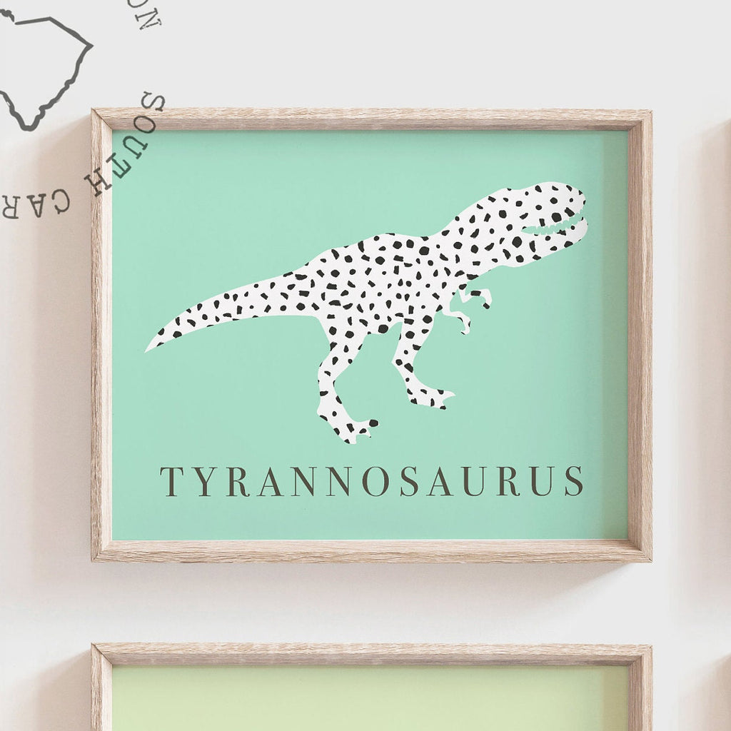 Girl dinosaur nursery, gift girl dinosaur theme, baby shower girl dinosaur gift, modern contemporary girl bedroom, modern girl room wall art