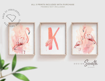 decorating_nursery,gift_baby_shower,children_wall_prints,tropical_animals,jungle_animal_palm,pink_nursery_decor,baby_girl_nursery,pink_flamingo_wall,pink_flamingo_theme,flamingo_girl_gift,wall_girl_bedroom,tropical_nursery_art,tropical_baby_room
