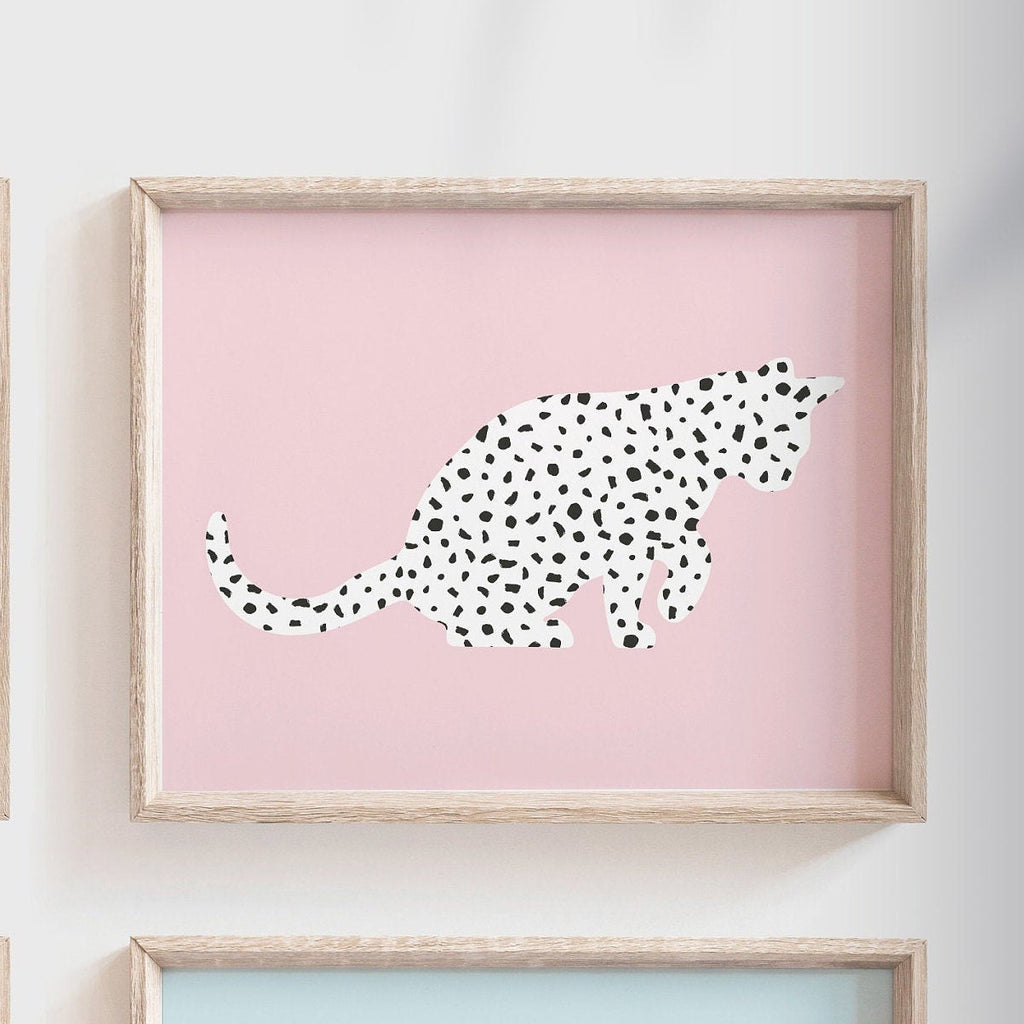 Kitten art, kitten wall decor, kitty cat girl bedroom, cat theme nursery, pastel kitten art, gift for little girl kitten cats kitties prints