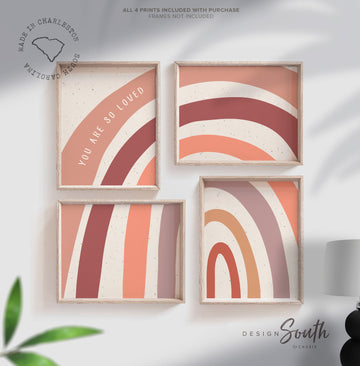 earth_tone_nursery,baby_girl_nursery,boho_baby_room,mauve_kids_decor,blush_pink_mauve,boho_wall_decor,girls_nursery_wall,terra_cotta_blush,over_the_bed_decor,over_the_crib_art,neutral_wall_decor,dusty_pink_nursery,boho_gift_for_girl