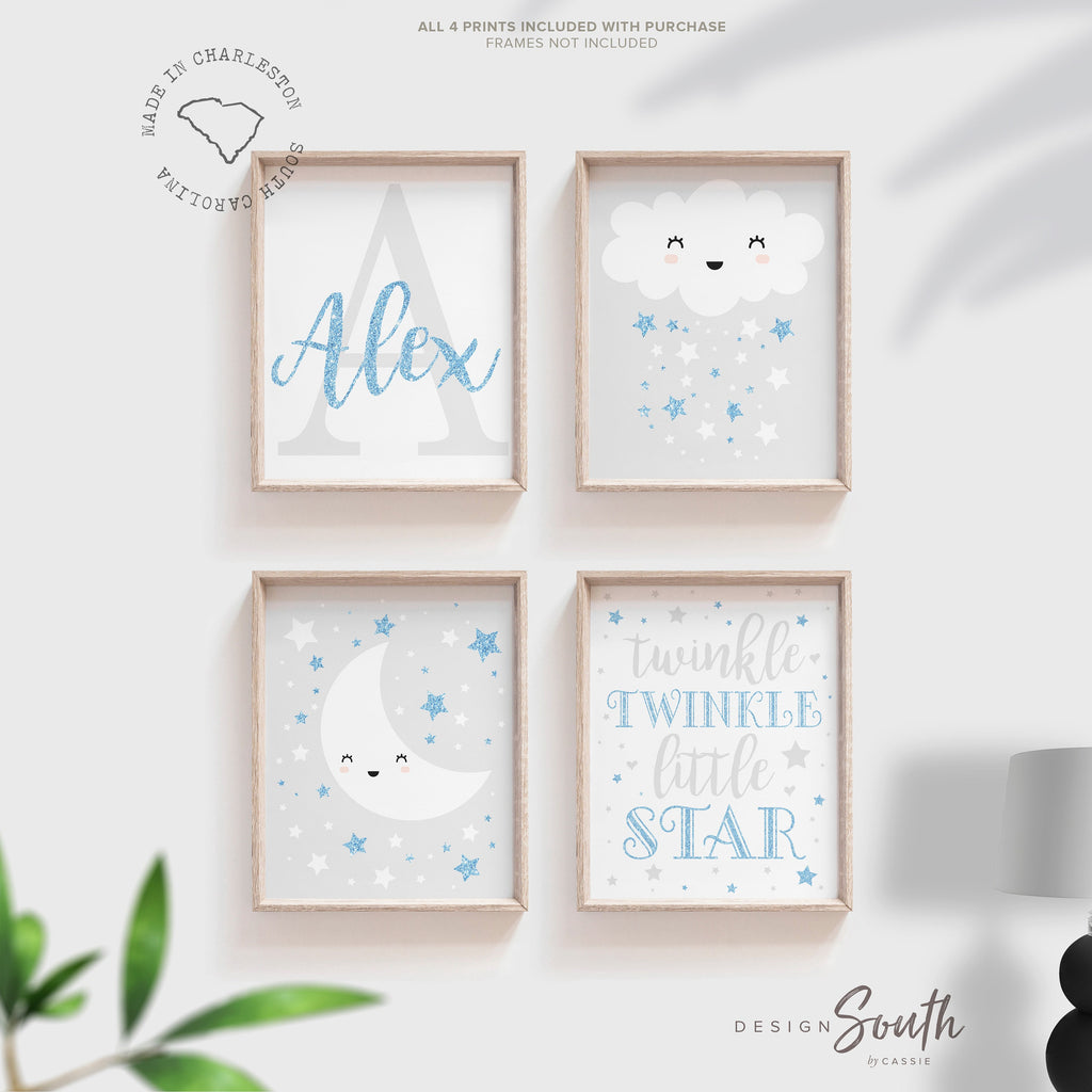 baby_boy_nursery,baby_boy_wall_art,nursery_wall_decor,nursery_wall_art,bedroom_art_boy,baby_boy_bedroom,twinkle_twinkle,art_for_boys_room,little_star_baby,baby_room_blue,baby_blue_and_gray,blue_gray_sparkle,boys_name_newborn