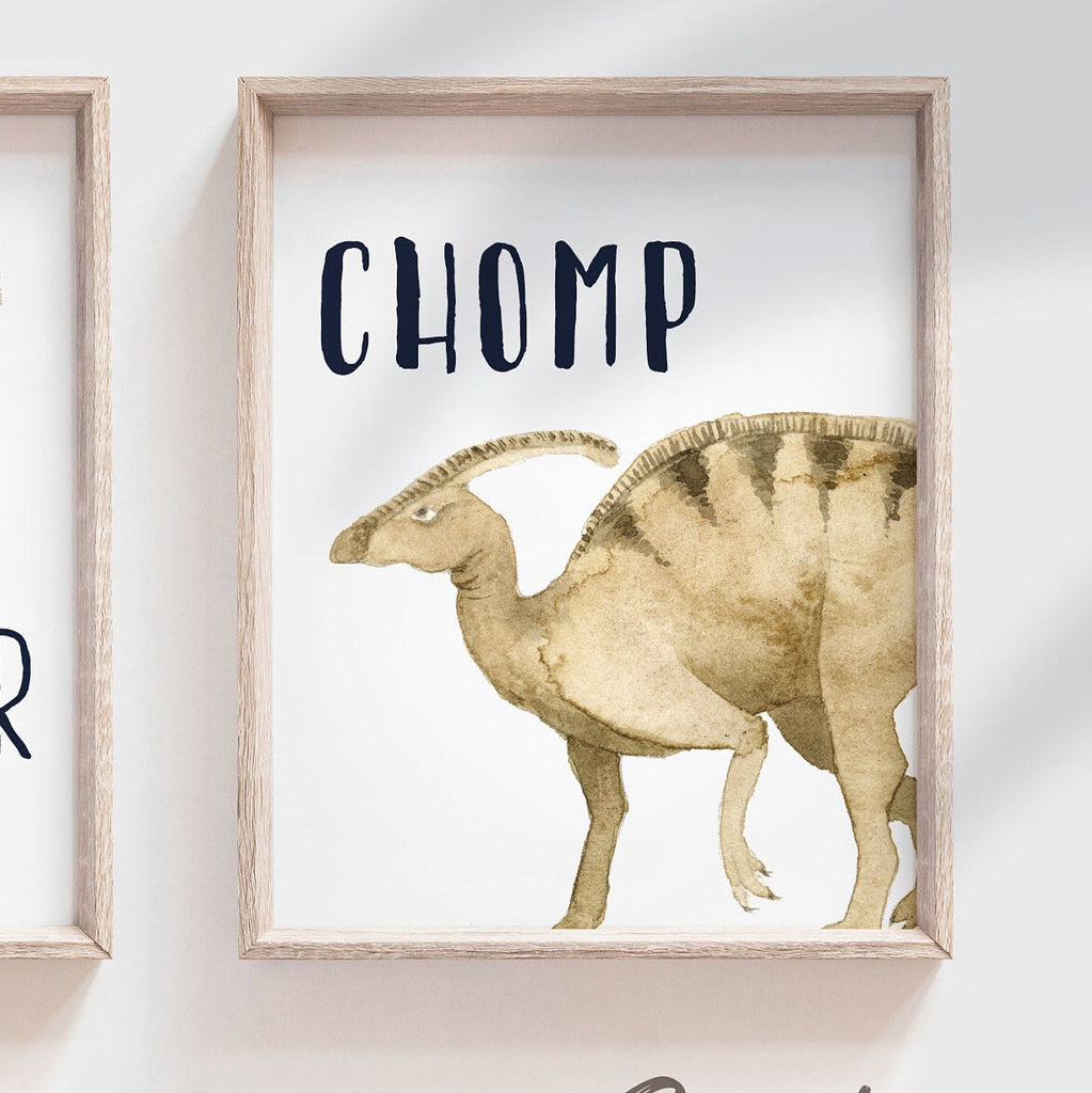 Dinosaur wall decor, toddler boy dinosaur wall art, dinosaur print, longneck dinosaur boy, neutral dinosaur images nursery, nursery kid room