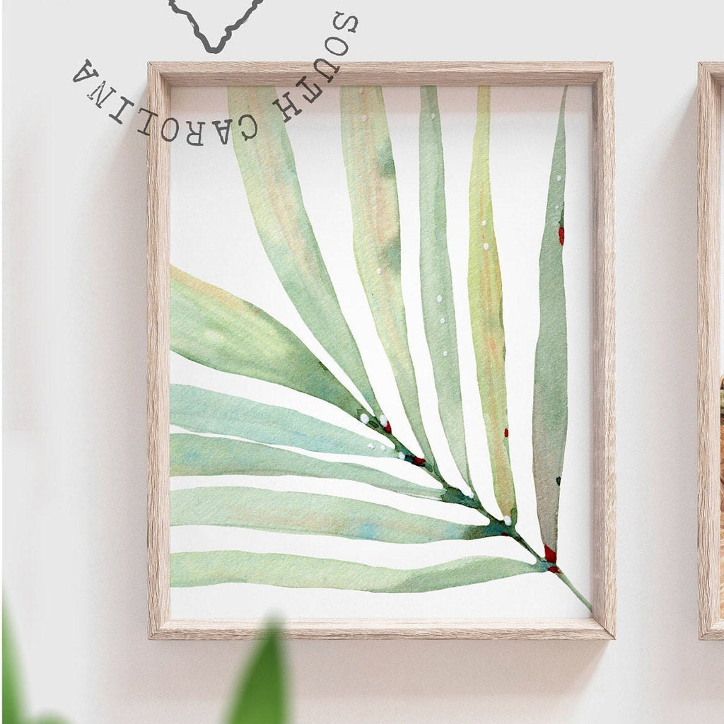 Baby sloth tropical palm leaf nursery, tropical palm nursery decor, baby palm leaf tropical nursery decor, sloth themed room decor wall sign