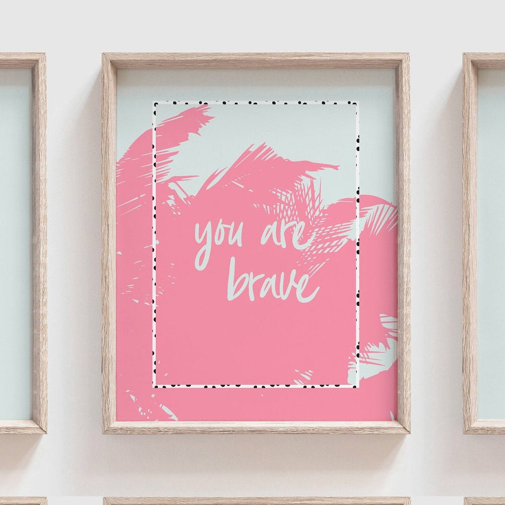 Pink aqua gold nursery, tropical girl bedroom playroom ideas, little girl room decor pink aqua gold, inspirational girl wall art gallery set