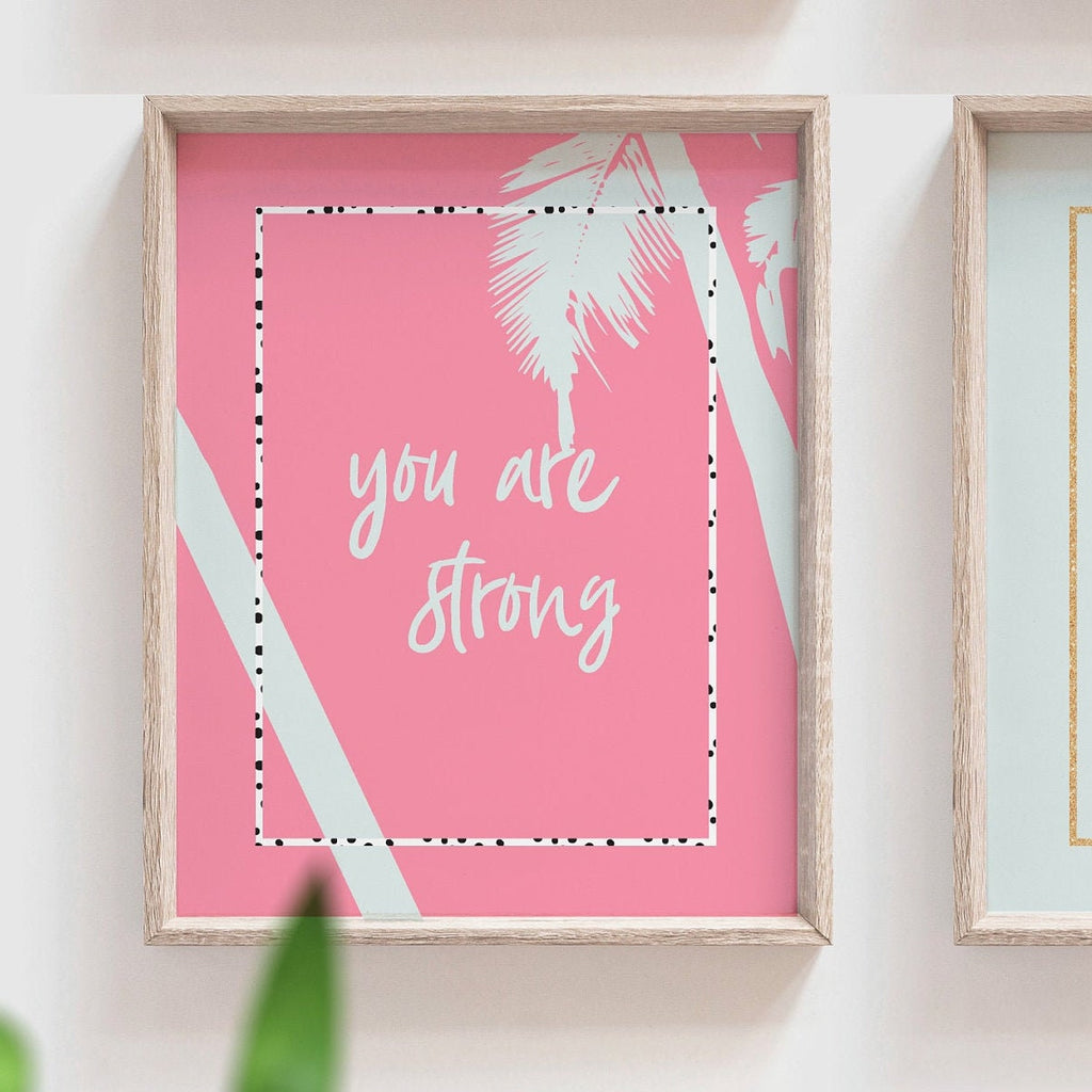 Pink aqua gold nursery, tropical girl bedroom playroom ideas, little girl room decor pink aqua gold, inspirational girl wall art gallery set