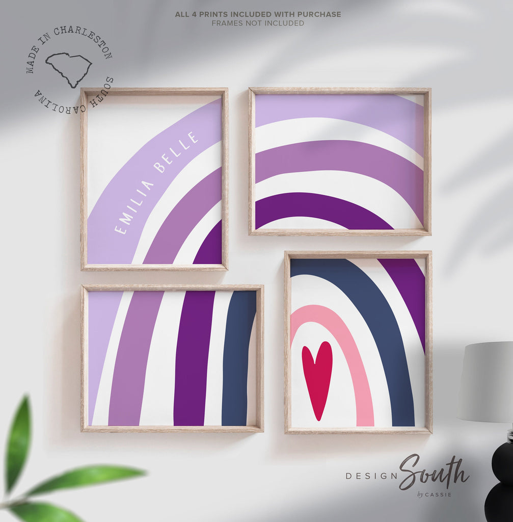 monogram_decor,girls_monogram,personalized_print,girls_name_prints,pink_nursery_decor,girls_monogram_art,girls_wall_decor,girls_bedroom_print,monogram_for_girls,personalization,purple_and_pink_art,purple_pink_girl_art,purple_rainbow_decor