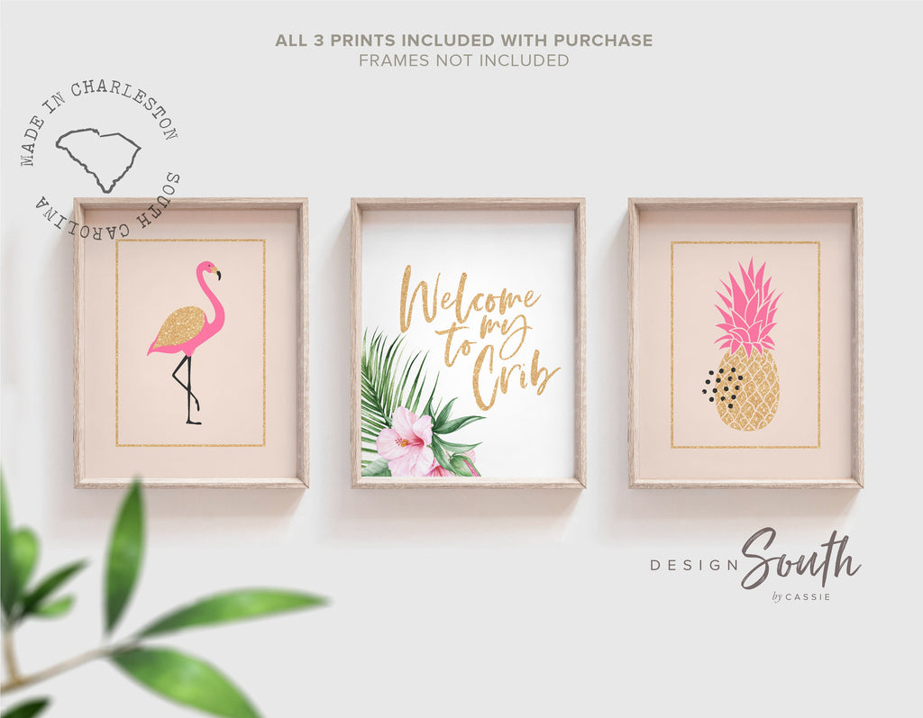 pink_green_tropical,girl_tropical_room,hawaiian_leaves_kid,baby_shower_gift_art,flamingo_nursery_art,flamingo_room_theme,flamingo_baby_shower,tropical_shower_gift,baby_girl_modern_art,modern_tropical_girl,flamingo_gift_girl,girl_nursery_decor,pink_nursery_art