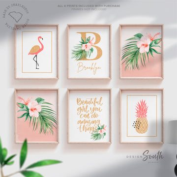 tropical_pink_gold,pink_gold_sparkles,baby_girl_tropical,personalized_name,beautiful_girl_quote,flamingo_pineapple,pink_gold_flamingo,coral_gold_flamingo,gold_sparkles_baby,blush_gold_baby,baby_gift_tropical,modern_nursery_art,modern_nursery_decor