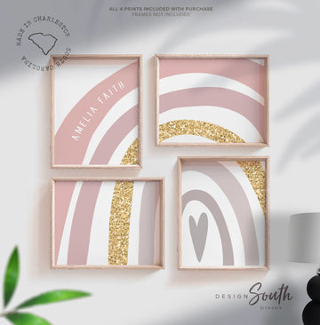 gold_sparkles_pink,pink_and_gold_art,pink_gold_sparkle,pink_gold_toddler,pink_gold_playroom,pink_gold_nursery,pink_and_gold_baby,wall_art_pink_gold,rainbow_heart_theme,gift_for_little_girl,baby_shower_rainbow,gift_for_baby_pink,pink_nursery_art