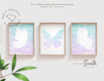teal_and_purple_art,purple_butterfly,watercolor_butterfly,little_girl_bedroom,baby_girl_nursery,butterfly_bathroom,butterfly_gift_girl,butterfly_shower,pastel_ombre_decor,girl_playroom_ideas,nursery_butterflies,butterfly_themed,teal_purple_toddler