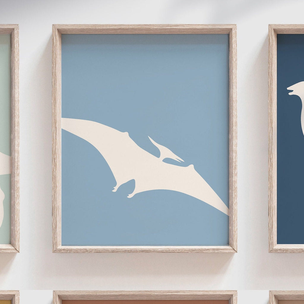 Neutral dinosaur decor earthy neutral tones, kid neutral playroom wall art, neutral boho dinosaurs for kid baby children, art gender neutral