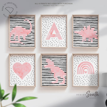 dot_dots_dinosaurs,rainbow_heart_marble,kid_room_decorations,nursery_wall_art,girl's_name_initial,loves_dinosaurs_pink,girly_girl_dinosaurs,little_girl_dino_art,dinosaur_gift_ideas,pink_and_gray_spotty,pink_and_black_spots,pink_marble_prints,cute_modern_trendy