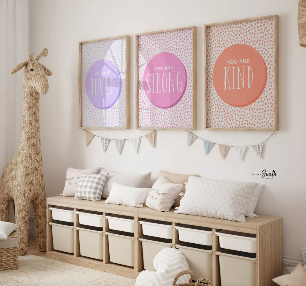 Modern kids art, prints kids children room wall, set 6 art prints, childrens wall art, kid playroom decor ideas, playroom prints colorful