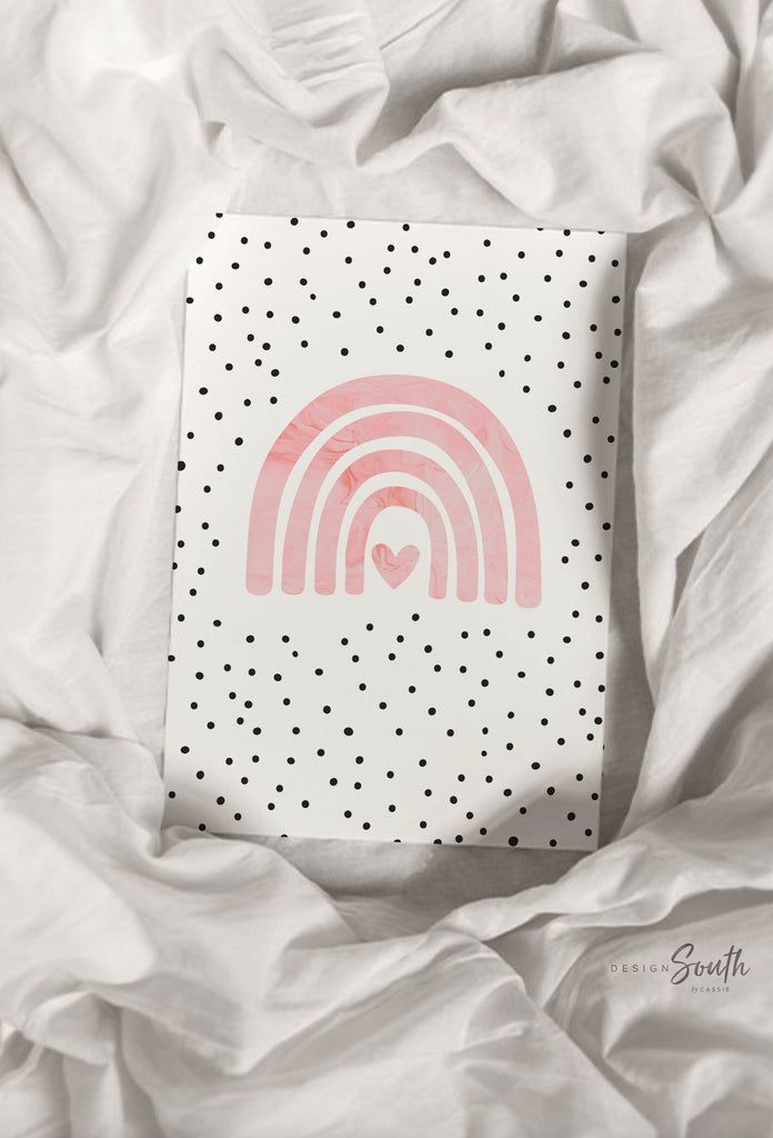 Girl pink dinosaur birthday party gift, dinosaur girl decorations, dinosaur girl room art prints, dinosaur rainbow personalized name initial