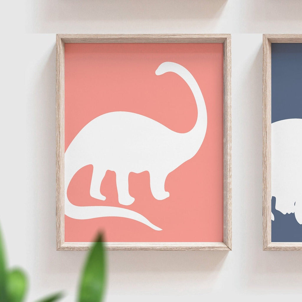 Little girl room dinosaurs, girl dinosaur art, pink blue purple dinosaurs, decor toddler wall girl boho dinosaurs, girl's art print dinosaur