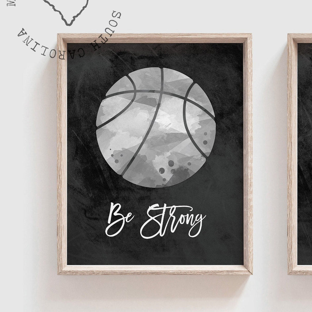 Industrial kids room sports decor, modern sports nursery art set, industrial kids playroom decor, gift for boy sports theme, kid room