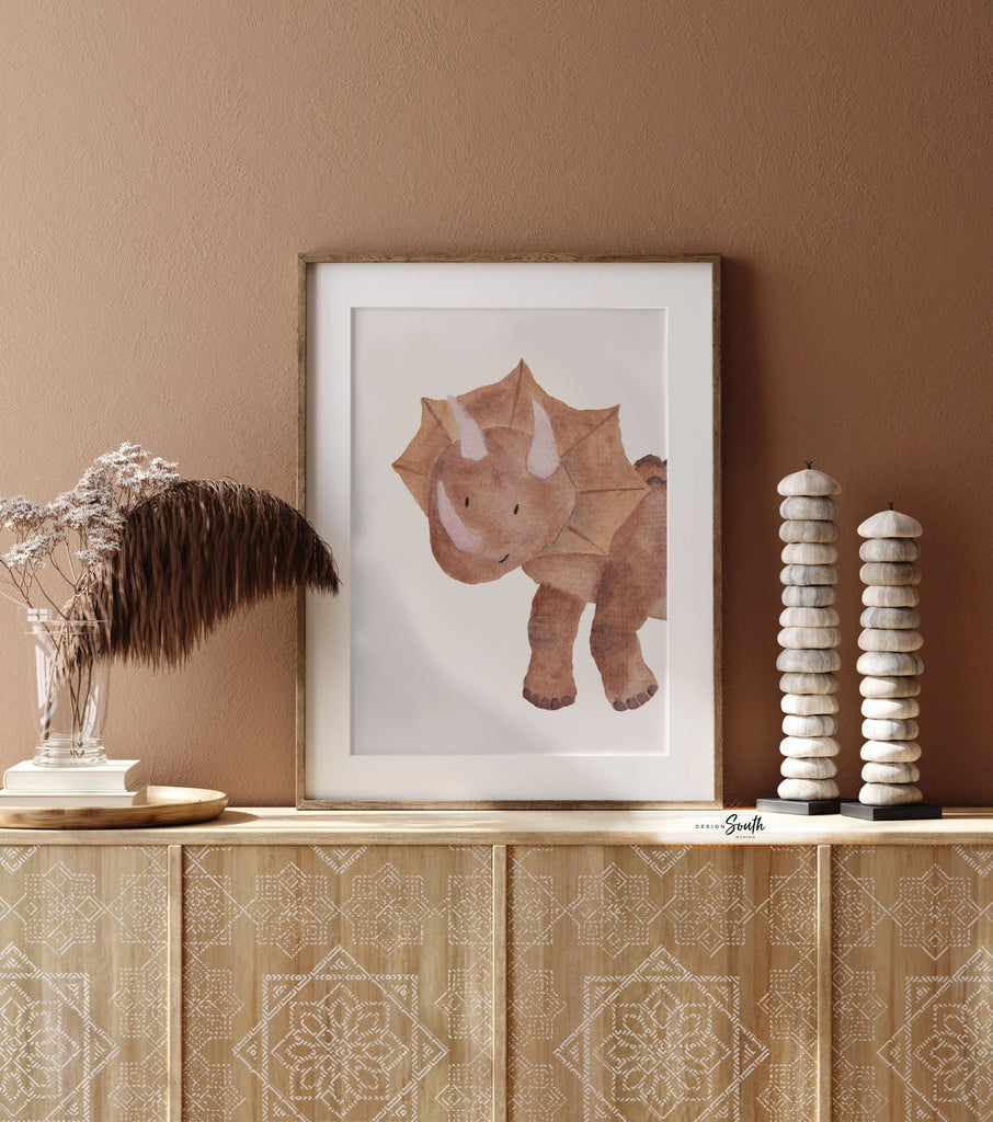 Set of 6 dinosaur nursery prints, nursery wall art, dinosaur decor, boys room wall art, kids room decor, dinosaur art, print collection dino