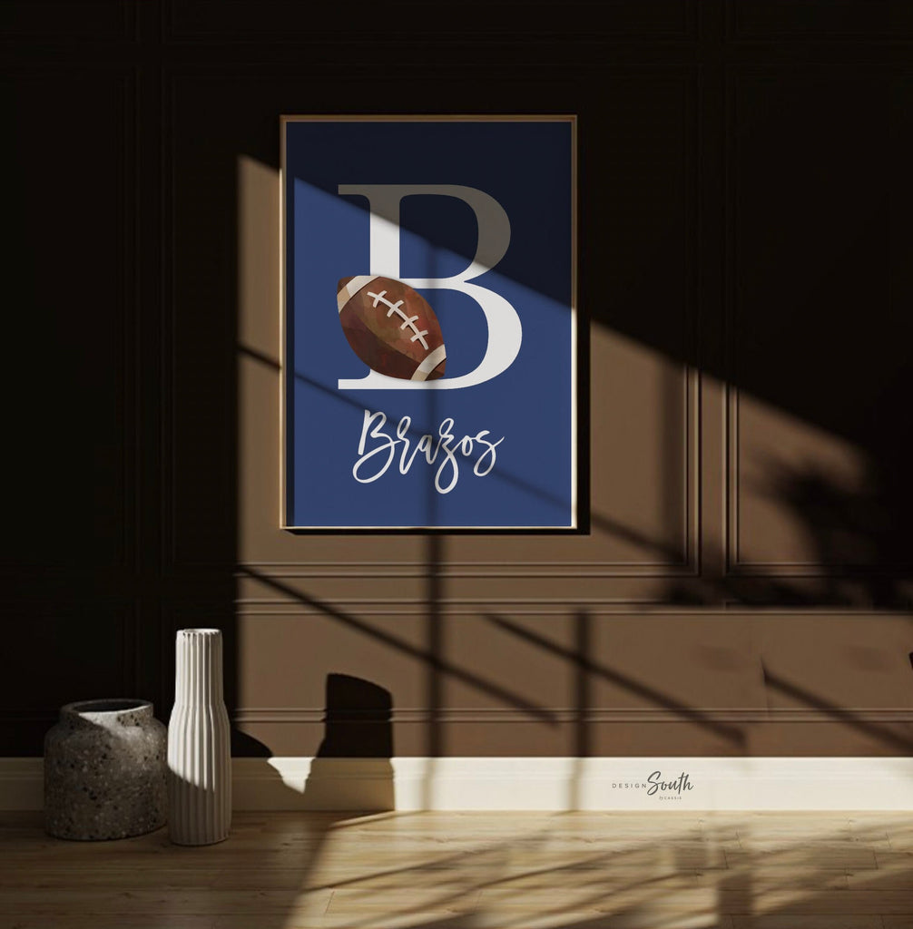 Blue sports decor siblings boys room, sports decor gift siblings, basketball soccer sports theme brothers, sports themed playroom wall art