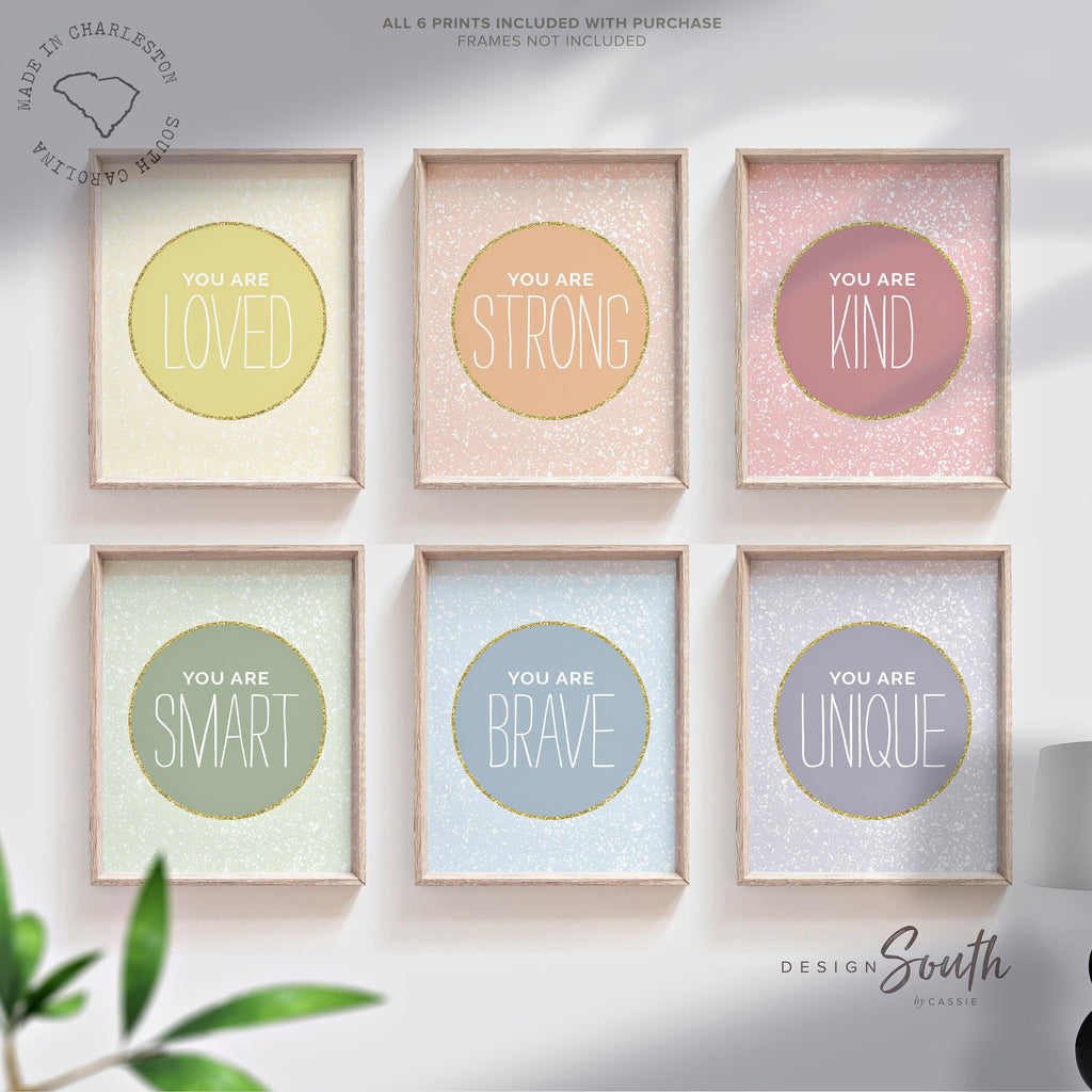 Inspirational nursery decor, siblings art, shared bedroom wall art, prints for nursery playroom bedroom, playroom prints, shared room ideas