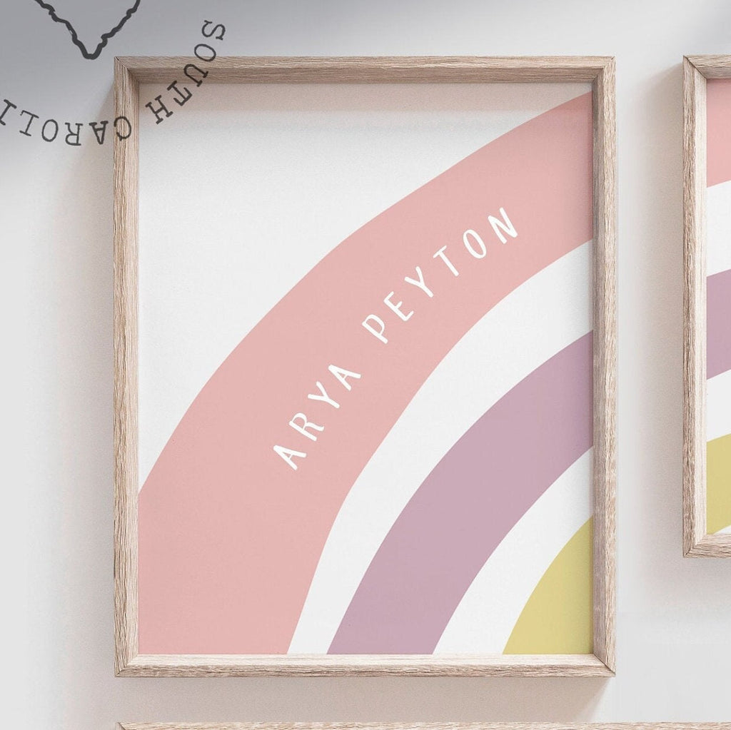 Sister room decor, big girl room two sisters, gift for sisters, shared bedroom personalized names, sisters room decorations, twin sister art