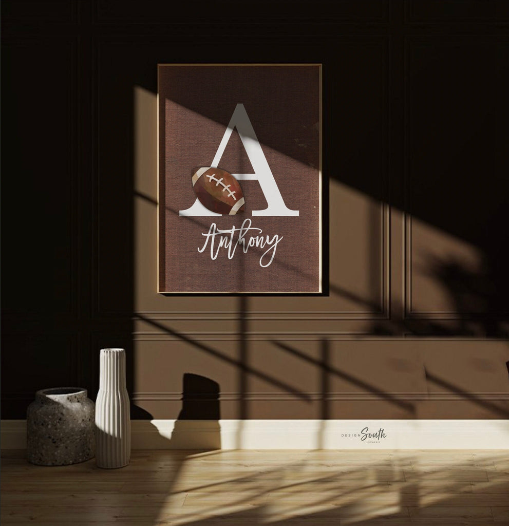 Sports wall prints for kid room, sports balls wall pictures, sports art personalized gift, basketball baseball football wall art boy nursery