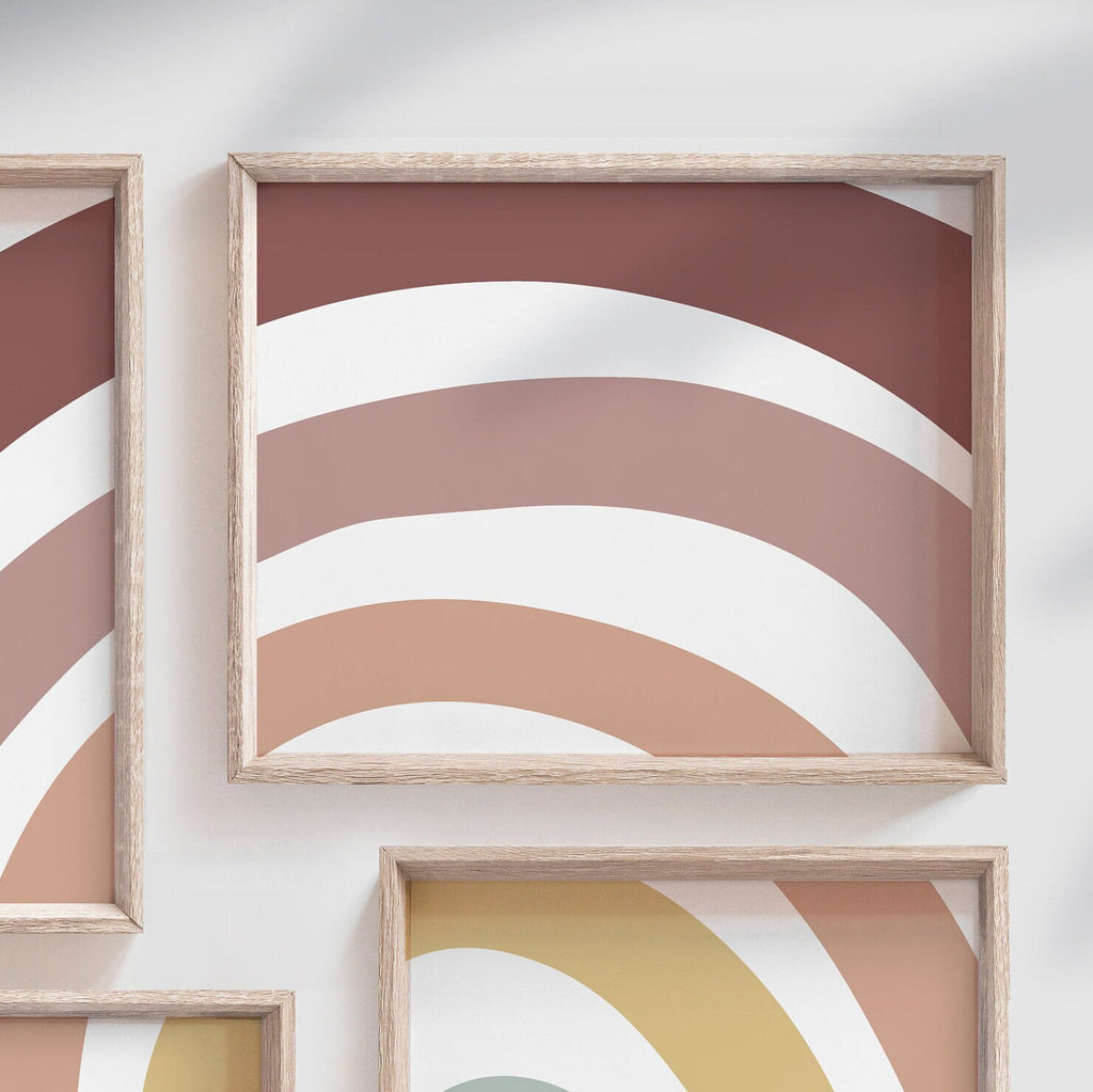 Rainbow nursery decor, gender neutral baby decor, unisex nursery decor, neutral rainbow theme nursery, love print, gender neutral wall ideas