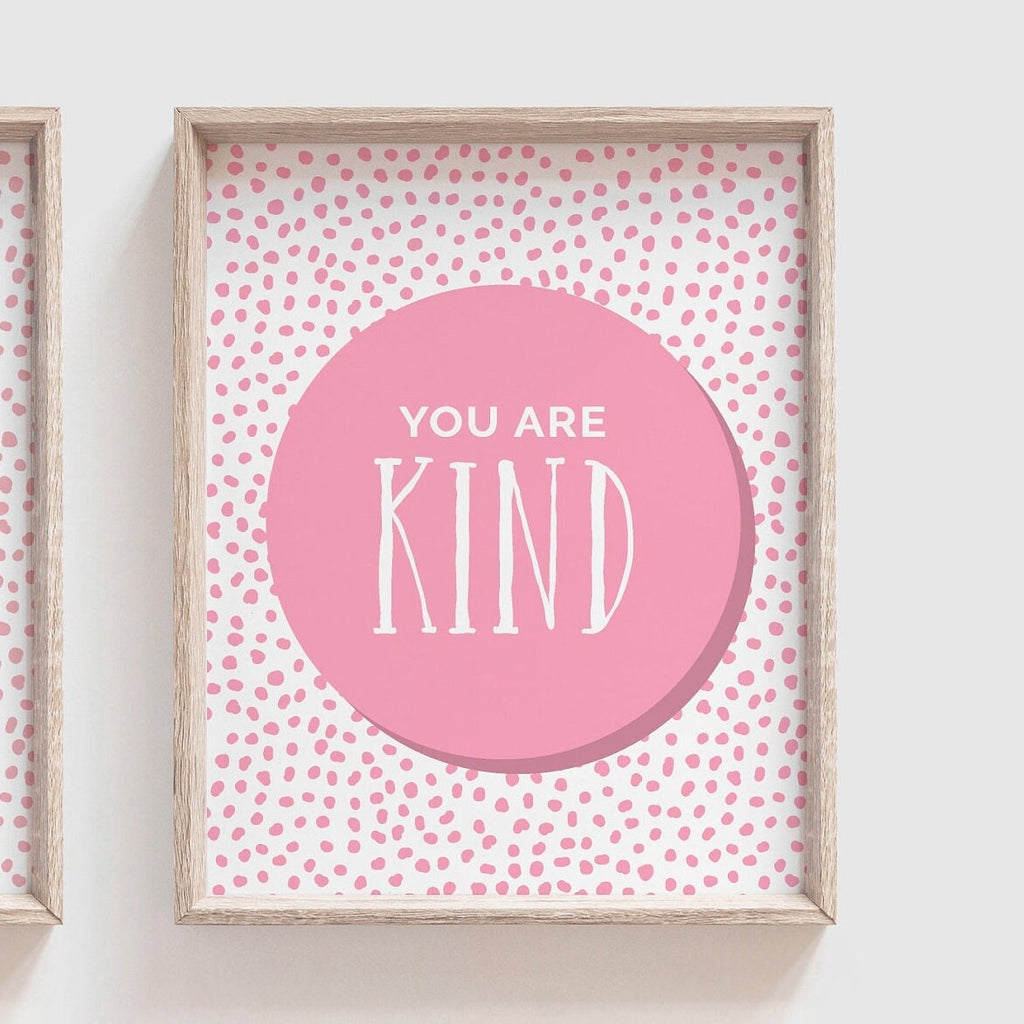 Pink playroom art, little girl room wall art, toddler bedroom pink, affirmation signs in pink, little girl bedroom pink art prints positive