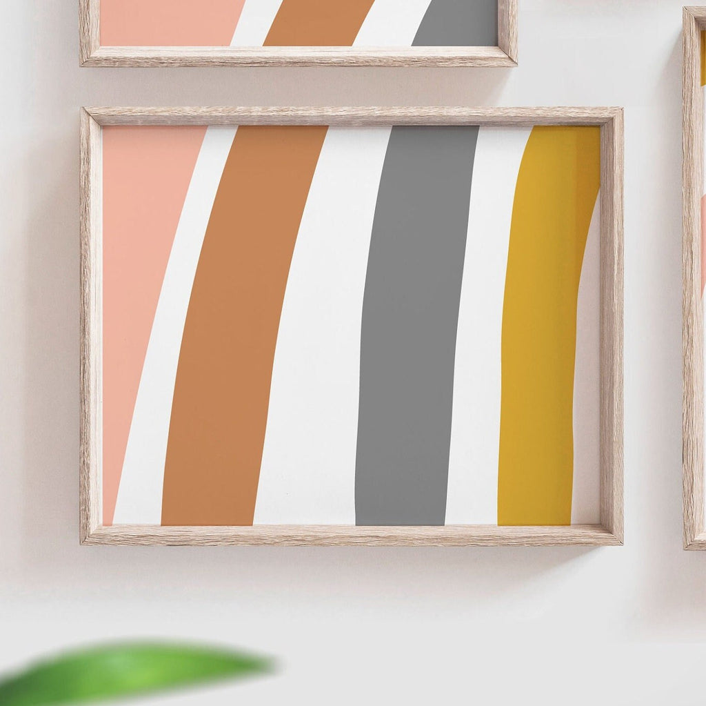Gender neutral rainbow wall art, modern nursery wall art prints, baby room rainbows, rainbow wall art kids, children room rainbow wall decor