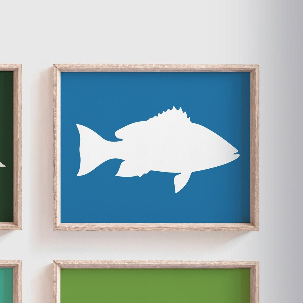 Offshore fishing, offshore fish, boys saltwater fish wall art, marlin nursery, boys fishing theme, fish nursery art boys, marlin fish decor