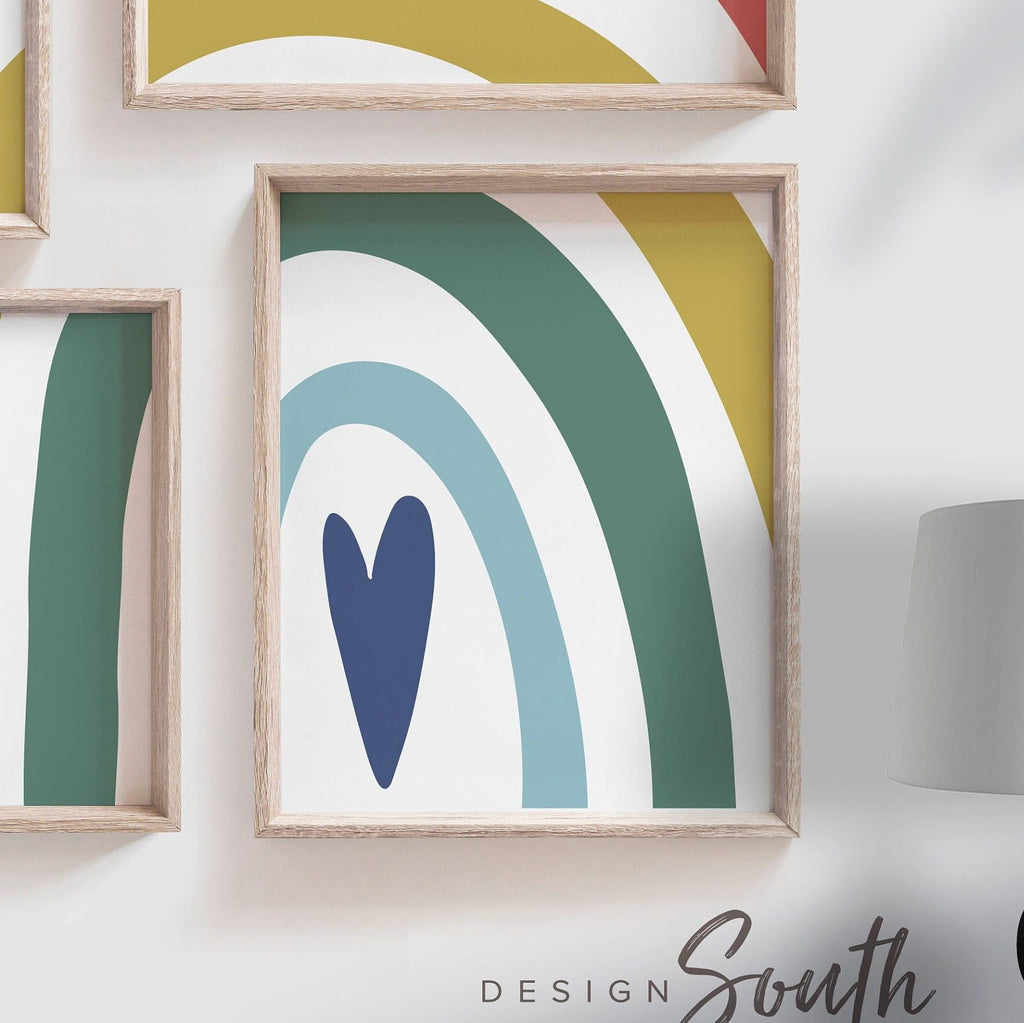 Baby room rainbow theme girl decor, bedroom rainbow girl art, gift little girl rainbow, baby girl nursery prints, rainbow baby shower gift