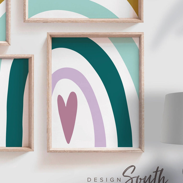 Neutral nursery decor earthy neutral tones, kids neutral playroom wall art, neutral boho rainbow for kids baby children, art gender neutral