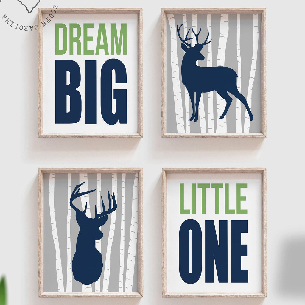 Deer nursery art, deer nursery decor, deer bedroom decor, antlers decor, deer wall art, deer nursery print boy, baby boy nursery wall art