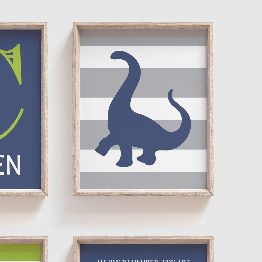 Lime dinosaur, dinosaur bedroom wall art, dinosaur decor for boys, dinosaur theme, dinosaur print, baby boy dinosaurs, dinosaur nursery art