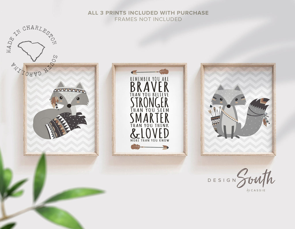 Boys nursery decor fox theme gray neutral colors, boy woodland fox animal art print, baby boy fox nursery wall art, boy baby shower gift fox