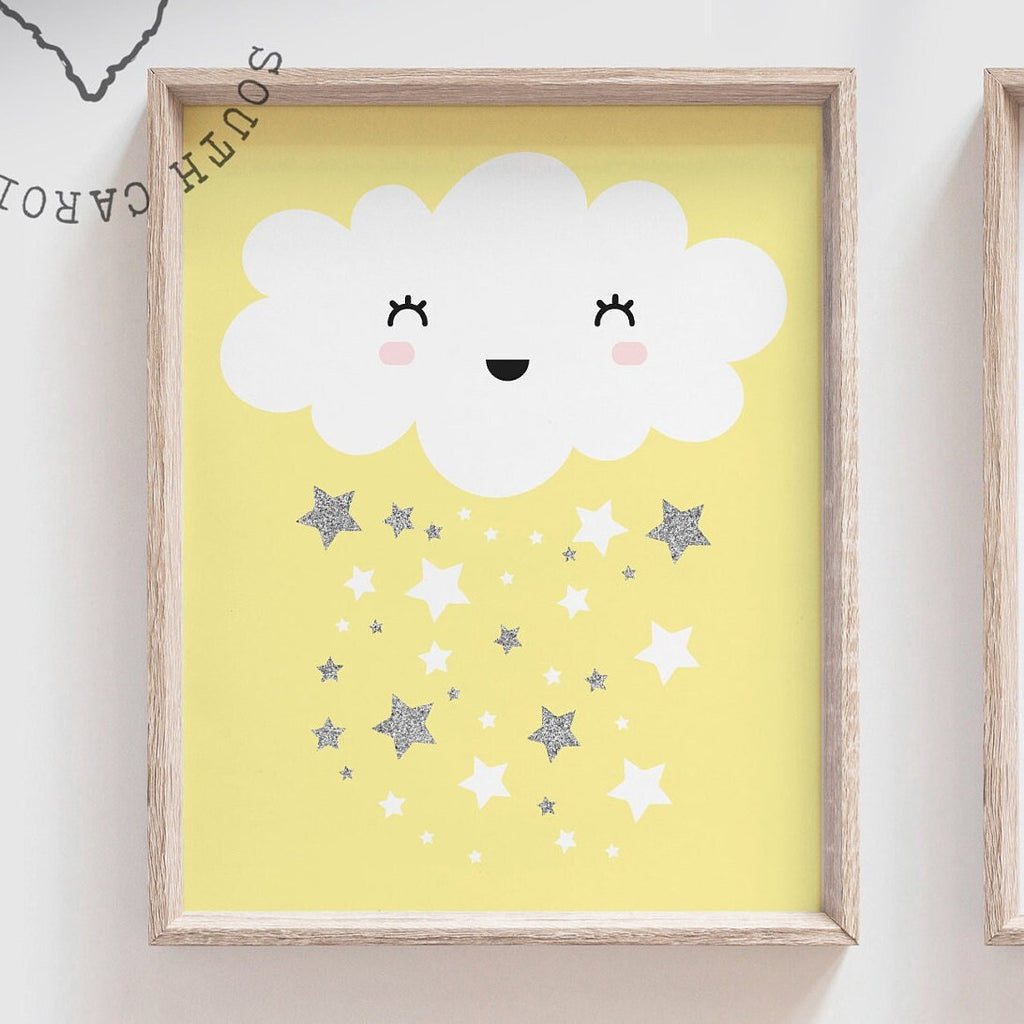 Pink and yellow sisters room, shared room decor, shared nursery decor, twin sister nursery, yellow and pink, yellow pink silver, sister room